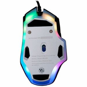 Vorago MO-504 Ratón de juego - USB - Óptico - 6 Botón(es) - Negro - Cable - 6400 dpi