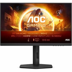 AOC AGON 27G4X 27" Class Full HD Monitor LED para jogos - 16:9 - Preto mate - 68.6 cm (27") Viewable - Tecnologia IPS (In-