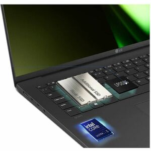 LG gram 15ZD90S-G.AX75B 39.6 cm (15.6") Notebook - Full HD - Intel Core Ultra 7 155H - Intel Evo Platform - 16 GB - 512 GB