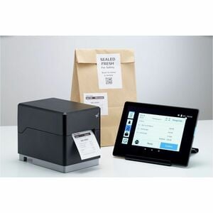 Stampante termica diretta Star Micronics mC-Label3 MCP31CBI - Monocromatico - Bianco - 7,6 cm (3") LCD Schermo - 80 mm (3,