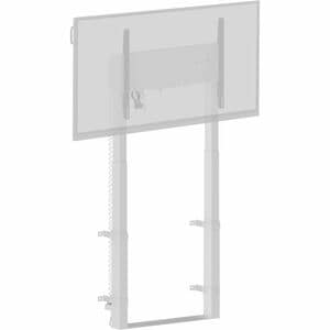 iiyama Höhenverstellbar Monitorständer - Bildschirmgröße: 139,7 cm (55 Zoll) bis 248,9 cm (98 Zoll) - 120 kg Tragfähigkeit