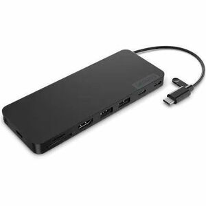 Lenovo Port-Replikator für Notebook - Schwarz - 4 x Gesamtzahl USB-Anschlüsse - HDMI - Ladefunktion