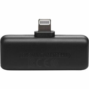 JBL Quantum Stream Wireless Dynamic Microphone for Live Streaming, Recording, Broadcasting, Outdoor - Black - 20 Hz to 20 