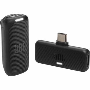 JBL Quantum Stream Wireless Microphone for Recording, Voice, Broadcasting, Outdoor, Content Production, Cell Phone - Black