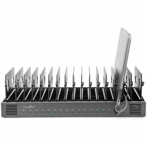 Rocstor Volt DS16 USB-C 16 Port Desktop Charging Station with Top Dividers 67W Per Port - 1000 W - 120 V AC, 230 V AC Inpu