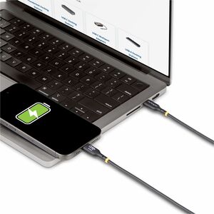 StarTech.com 3.3ft (1m) USB-C Charging Cable, Charge & Sync, 240W (5A) PD EPR, USB 2.0 Laptop Charger Cable, USB-IF Certif