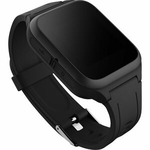 TCL MOVETIME MT40X Smartwatch - 45 mm Case Height - Kinder - Schwarz Body Color - Gummi Band Material - Wireless LAN - 4G 