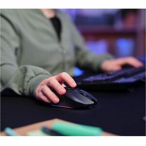 Souris de jeu Optique Trust Felox GXT 110 - Bluetooth/Radio Fréquence - USB 2.0 Type A - 6 Bouton(s) - Noir - Sans fil - 2