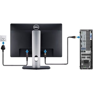 Dell Precision 3000 3460 Workstation - Core i7 14. Gen. i7-14700 - vPro-Technologie - 16 GB - 512 GB SSD - Kleiner Formfak