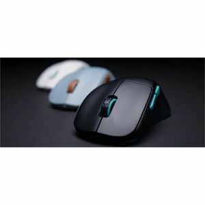 CHERRY XTRFY M64 Gaming Mouse - Radio Frequency - USB - Pixart 3395 - Black - Cable/Wireless - 2.40 GHz - Rechargeable - S