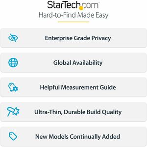 StarTech.com Plastic Anti-glare Privacy Screen Filter - Transparent - 1 - For 35.6 cm (14") Widescreen LCD Notebook - 16:1