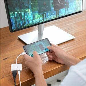 j5create JCA152 A/V-Adapter - 1 - 3840 x 2160 Supported - Weiß