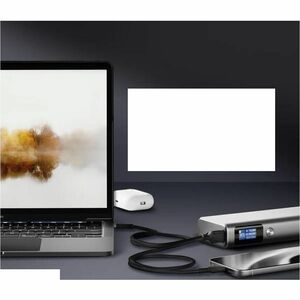 Alogic Stromspeicher - Schwarz Silber - für MacBook Pro, MacBook, Notebook, Smartphone, Tablet-PC, Ohrhörer, Gaming-Gerät,