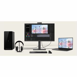 Monitor LED LG 27BA850-B 685,8 mm (27") Classe Webcam Full HD - 16:9 - Nero - 68,6 cm (27") Viewable - Tecnologia In-plane