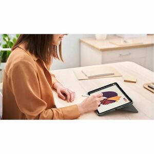 Logitech Combo Touch 键盘/机套 用于 27.9 cm (11") Apple 平板 - 中文 键盘 - 灰 - 防刮, 耐刮擦 - 铝, 布料 Body - 254.1 毫米 高度 x 189.4 毫米 宽度 x 13.5