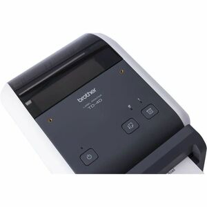 Brother TD-4420DNFC Desktop Direct Thermal Printer - Monochrome - Label Print - Fast Ethernet - USB - USB Host - Serial - 