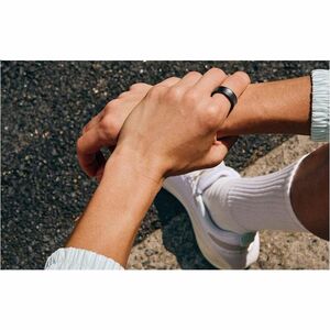 Samsung Galaxy Ring, Size 10, Titanium Black - Finger - Accelerometer, PPG Sensor, Temperature Sensor - Sleep Quality, Hea