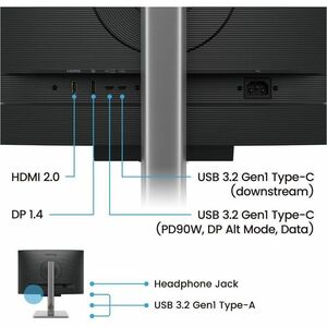 BenQ RD240Q 24.0" Class WQXGA LED Monitor - 16:10 - Grey - 61.2 cm (24.1") Viewable - In-plane Switching (IPS) Technology 