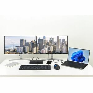 Kensington SD4781P EQ USB-C & USB-A Dual 4K Docking Station - for Notebook, Monitor - Charging Capability - 170 W - USB Ty
