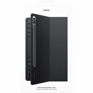 Housse/Clavier Samsung - Porte-livres Style Samsung Galaxy Tab S9, Galaxy Tab S9 FE Tablette - Noir