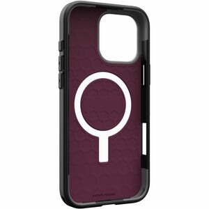 Urban Armor Gear Civilian Carrying Case Apple iPhone 16 Pro Max Smartphone - Bordeaux - Shock Absorbing, Impact Resistant,