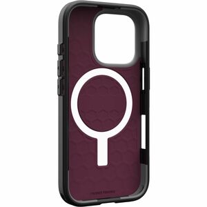 Urban Armor Gear Civilian Carrying Case Apple iPhone 16 Pro Smartphone - Bordeaux - Shock Absorbing, Impact Resistant, Ant
