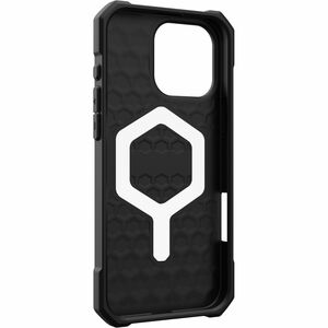 Urban Armor Gear Essential Armor Case for Apple iPhone 16 Pro Max Smartphone - Hexagonal pattern - Black - Shock Absorbing