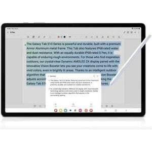 Samsung Galaxy Tab S10+ SM-X820 Tablet - 12.4" WQXGA+ - MediaTek Dimensity 9300+ (MT6989) Octa-core - 12 GB - 512 GB Stora