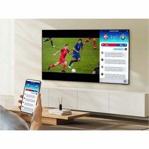 Samsung Q60D TV QLED 4K 65” QE65Q60DAUXZT Smart TV Wi-Fi Titan Gray 2024, Quantum Processor Lite 4K, 4K Upscaling, AirSlim