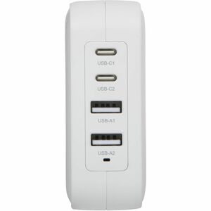 Targus PowerElite 100W GaN Wall Charger - White - 100 W - 120 V AC, 230 V AC Input - White