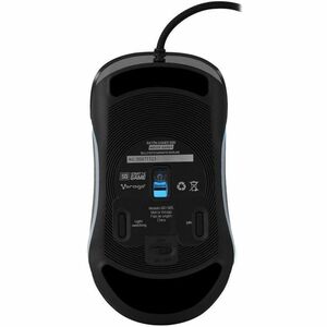 Ratón de juego Vorago MO-505 - USB - Óptico - Negro - Cable - 12800 dpi