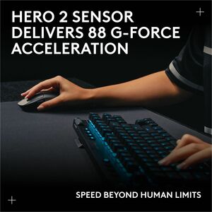 Logitech G PRO 2 LIGHTSPEED Wireless Gaming Mouse, Right- or Left-Handed Mouse with up to 4 Customizable and Switchable Ma