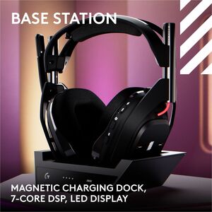 Logitech G Astro A50 LIGHTSPEED Wireless Gaming Headset + Base Station (Gen 5), PRO-G GRAPHENE, 3-System Switching, USB-C 