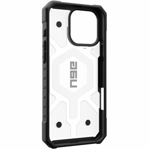 Urban Armor Gear Pathfinder Clear Case for Apple iPhone 16 Pro Max Smartphone - Hex Pattern - Ice - Drop Resistant, Impact