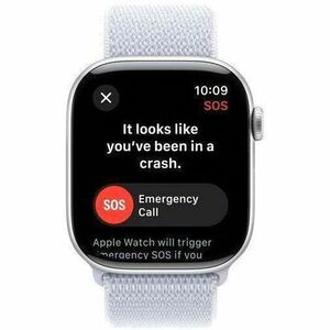 Apple Watch Series 10 Smartwatch - 46 mm Case Height - 39 mm Case Width - Silber Case Color - Aluminium Case Material - Wi