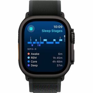 Apple Watch Ultra 2 Smartwatch - 49 mm Case Height - 44 mm Case Width - Schwarz Case Color - Schwarz Band Color - Glas Bod