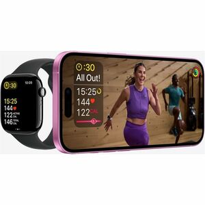 Apple Watch Series 10 Smart Watch - 46 mm Case Height - 39 mm Case Width - Jet Black Case Color - Black Band Color - Alumi