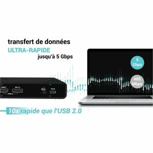 i-tec USB Type C Docking Station for Notebook, Smartphone, Tablet, Monitor, Microphone - Charging Capability - 100 W - 2 D