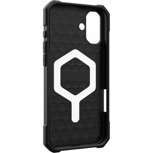 Urban Armor Gear Essential Armor iPhone 16 Plus Case - Black - For Apple iPhone 16 Plus Smartphone - Hex Pattern - Black -
