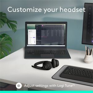 HEADSET ZONE 300 LOGITECH BLACK BT