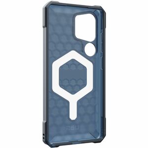 Urban Armor Gear Essential Armor Rugged Case for Samsung Galaxy S25 Ultra Smartphone - Hex Pattern - Cloud Blue - Shock Ab