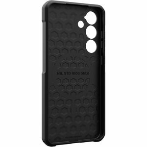 Urban Armor Gear Metropolis LT Case for Samsung Galaxy S25+ Smartphone - Hex Pattern - Kevlar Black - Drop Resistant, Impa