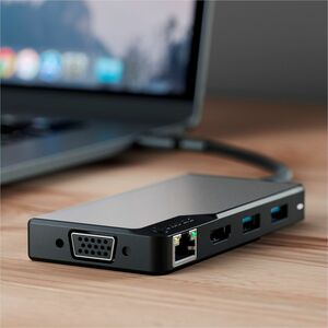 Alogic Fusion MAX USB-Typ C Docking Station für Notebook, Projektor, Tablet, Desktop-PC, Monitor, TV, Smartphone - 100 W -