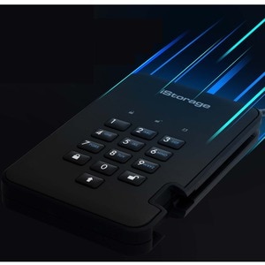 SSD iStorage diskAshur2 - Externe - 2 To - Noir - Conforme aux normes TAA - USB 3.1 - 294 Mo/s Taux de transfer maximale e
