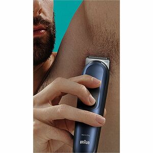 Trimmer Braun MGK7421 - Blu - Per Maschio - x Metallo Lame - senza filo - 1,67 Ora Tempo di funzionamento massimo batteria