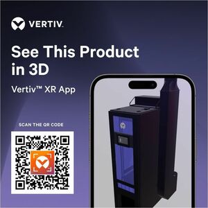 VERTIV SmartCabinet ID 42U Rack Cabinet for Data Center - 800.10 mm Rack Width x 1201.42 mm Rack Depth - 1299.54 kg Maximu