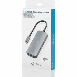 USB-C DOCK 6 EN1 USB-C A 1XHDMI1XRJ45 3XUSB-A 1XUSB-C PD