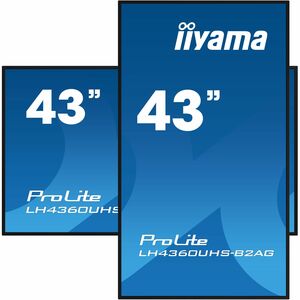 LCD Ecrans à affichages dynamiques iiyama ProLite LH4360UHS-B2AG 1079,50 mm - 24 Heures/7 Jours Operation - Vertical Align