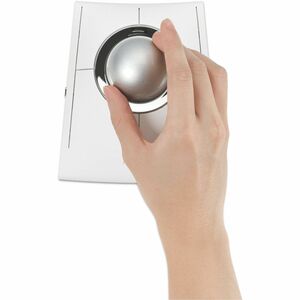 Kensington SlimBlade Pro EQ Trackball - Optical - Cable/Wireless - Bluetooth/Radio Frequency - 2.40 GHz - Rechargeable - W