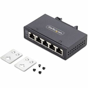 StarTech.com I51G 5 Ports Ethernet Switch - Gigabit Ethernet - 10/100/1000Base-T - New - Black - TAA Compliant - 2 Layer S